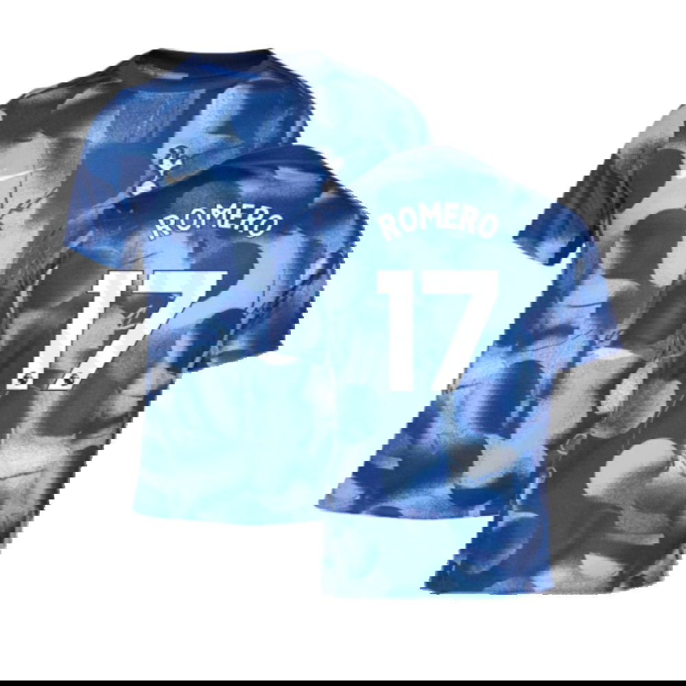 2024-2025 Tottenham Pre-Match Shirt (Binary Blue) (Romero 17)