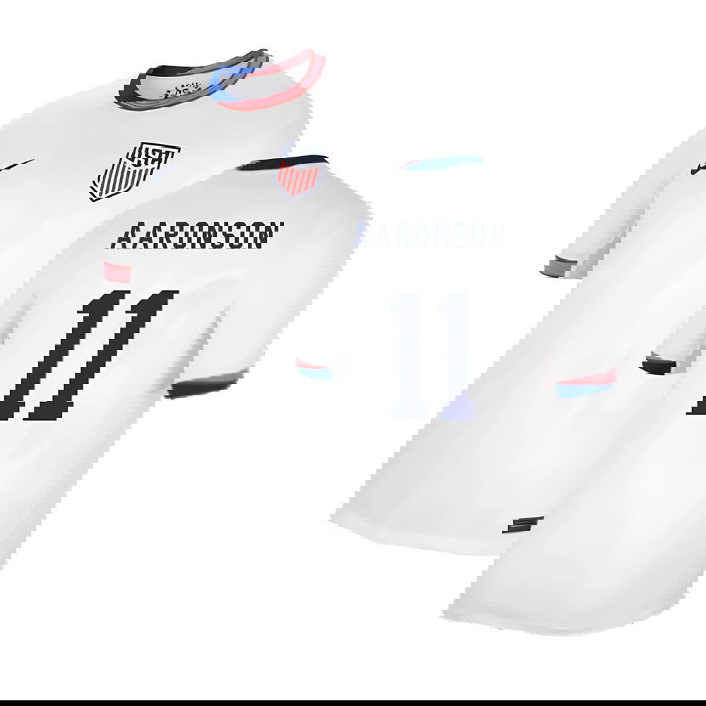 2024-2025 United States USA Home Shirt (AARONSON 11)