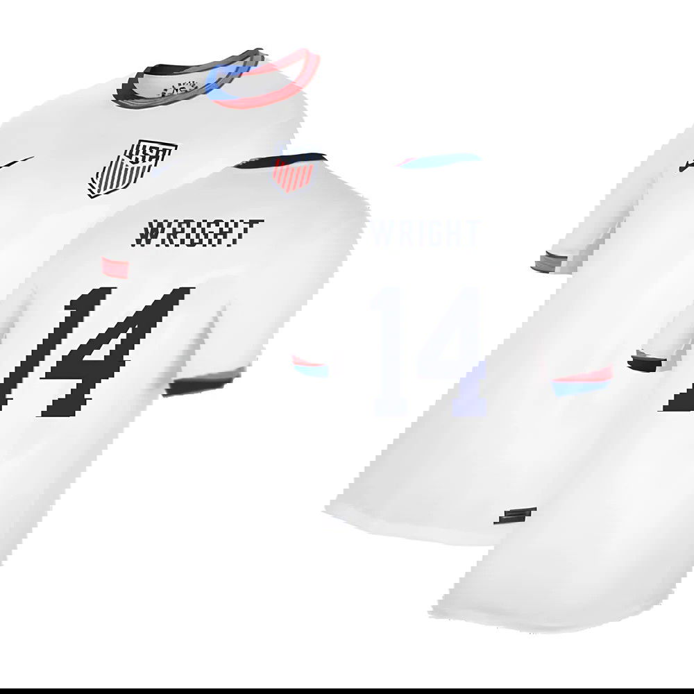 2024-2025 United States USA Home Shirt (WRIGHT 14)