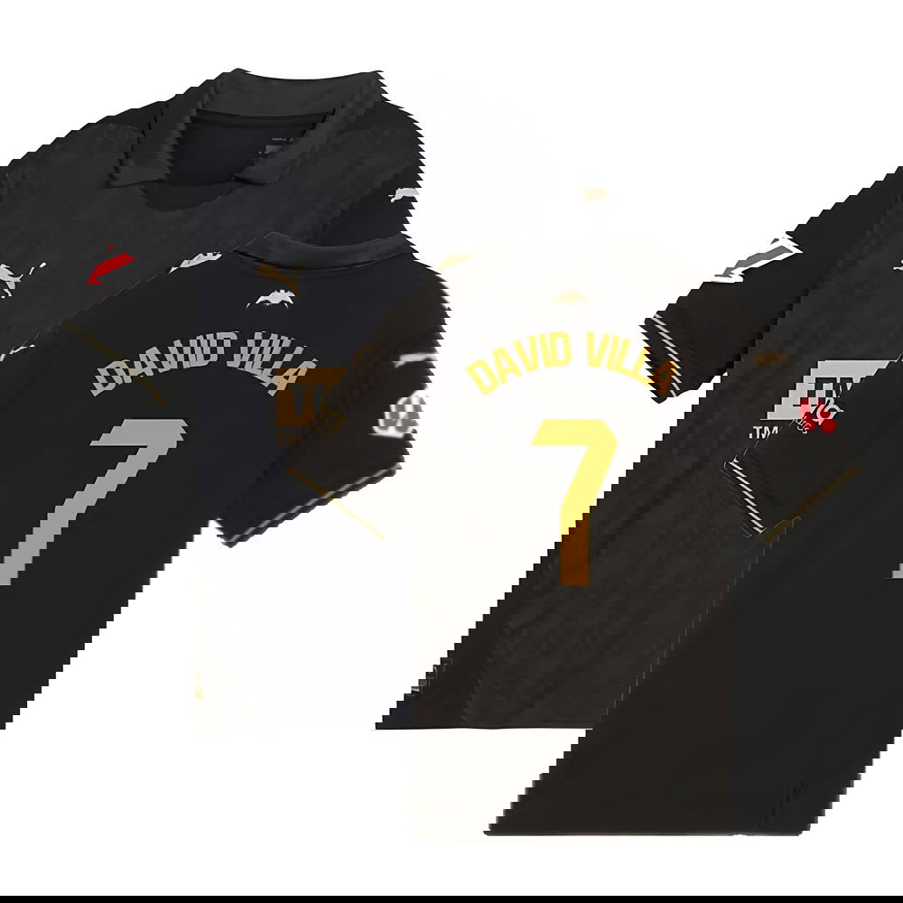 2024-2025 Valencia Away Shirt (Kids) (David Villa 7)
