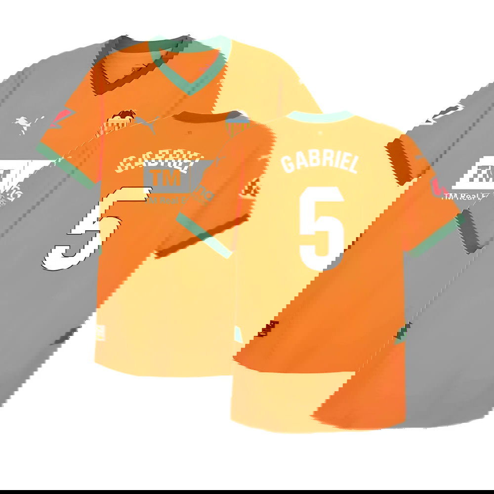 2024-2025 Valencia Third Shirt (Kids) (Gabriel 5)