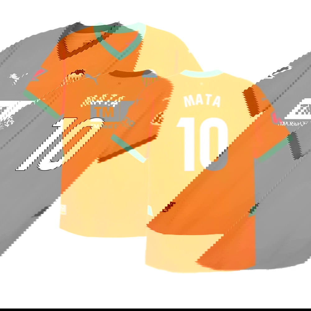 2024-2025 Valencia Third Shirt (Kids) (Mata 10)