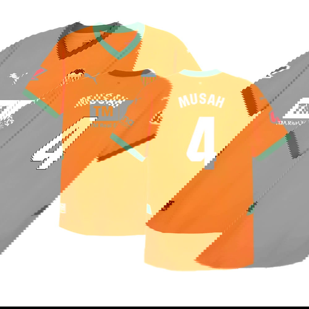 2024-2025 Valencia Third Shirt (Kids) (Musah 4)