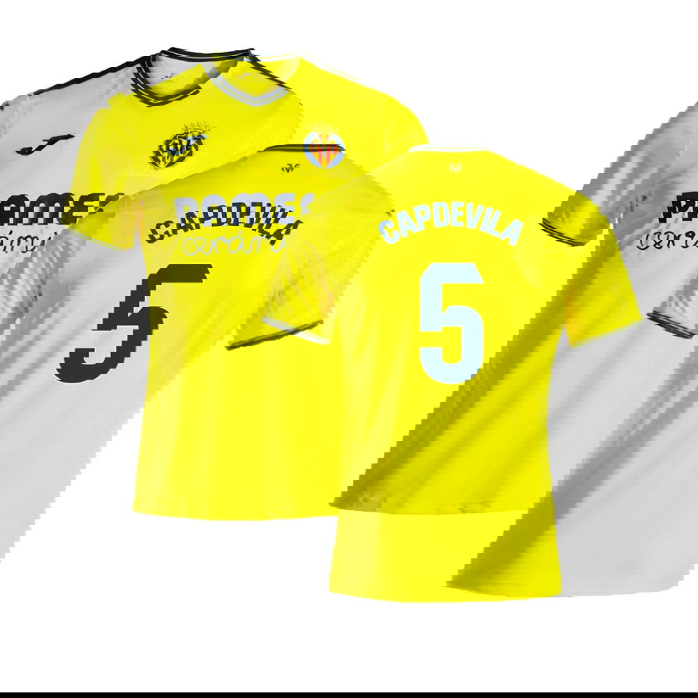 2024-2025 Villarreal Home Shirt (Capdevila 5)