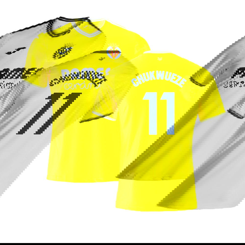 2024-2025 Villarreal Home Shirt (Chukwueze 11)