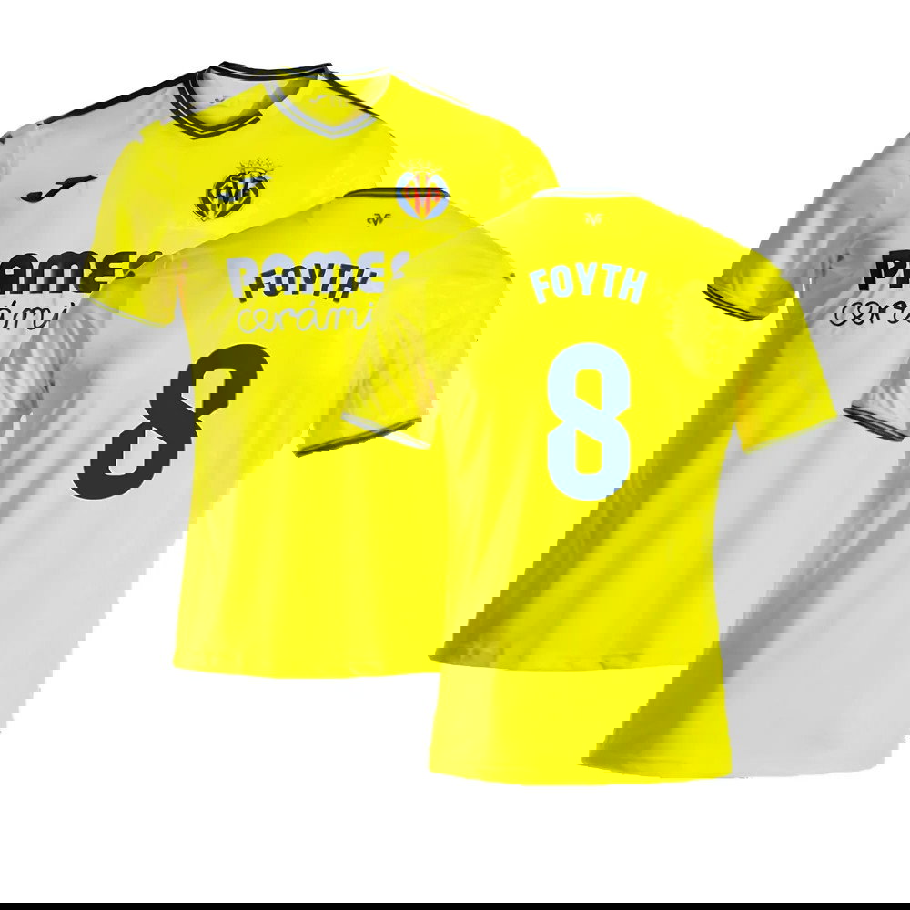 2024-2025 Villarreal Home Shirt (Foyth 8)