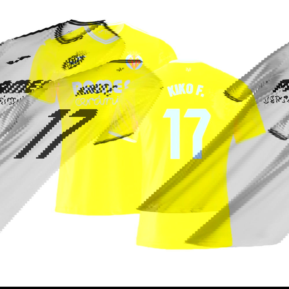 2024-2025 Villarreal Home Shirt (Kiko F. 17)