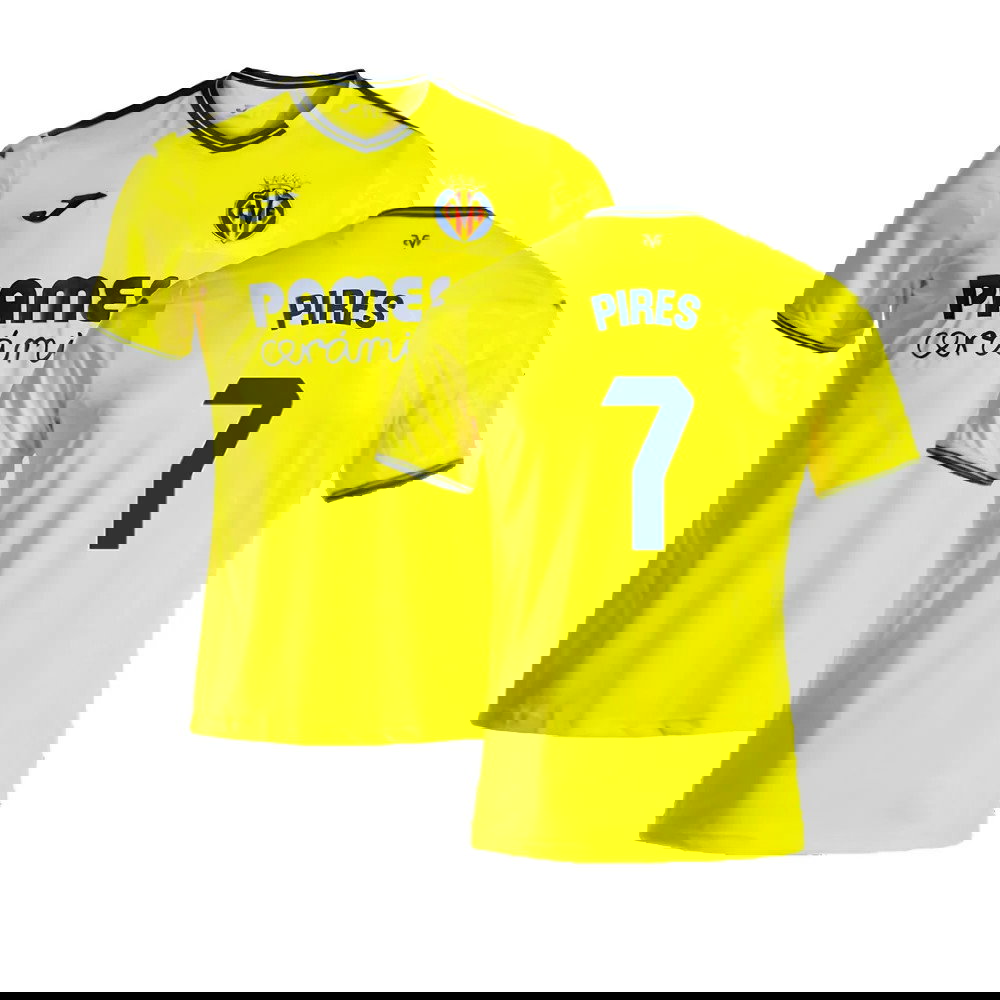 2024-2025 Villarreal Home Shirt (Pires 7)