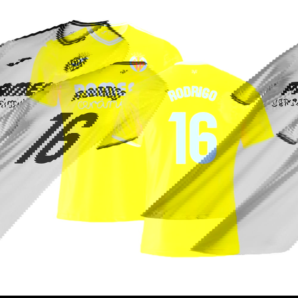 2024-2025 Villarreal Home Shirt (Rodrigo 16)