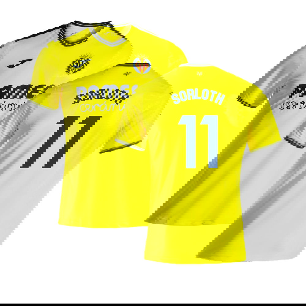 2024-2025 Villarreal Home Shirt (Sorloth 11)