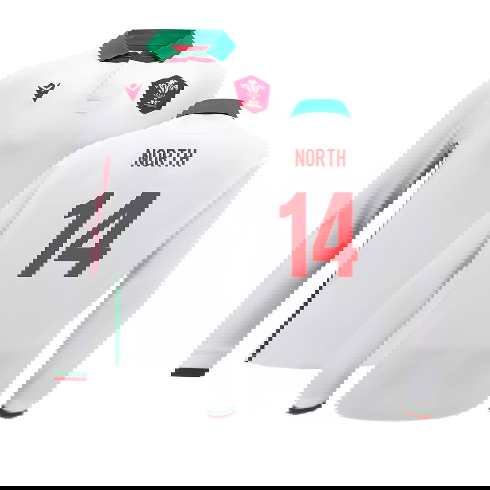 2024-2025 Wales Away Cotton LS Rugby Shirt (North 14)