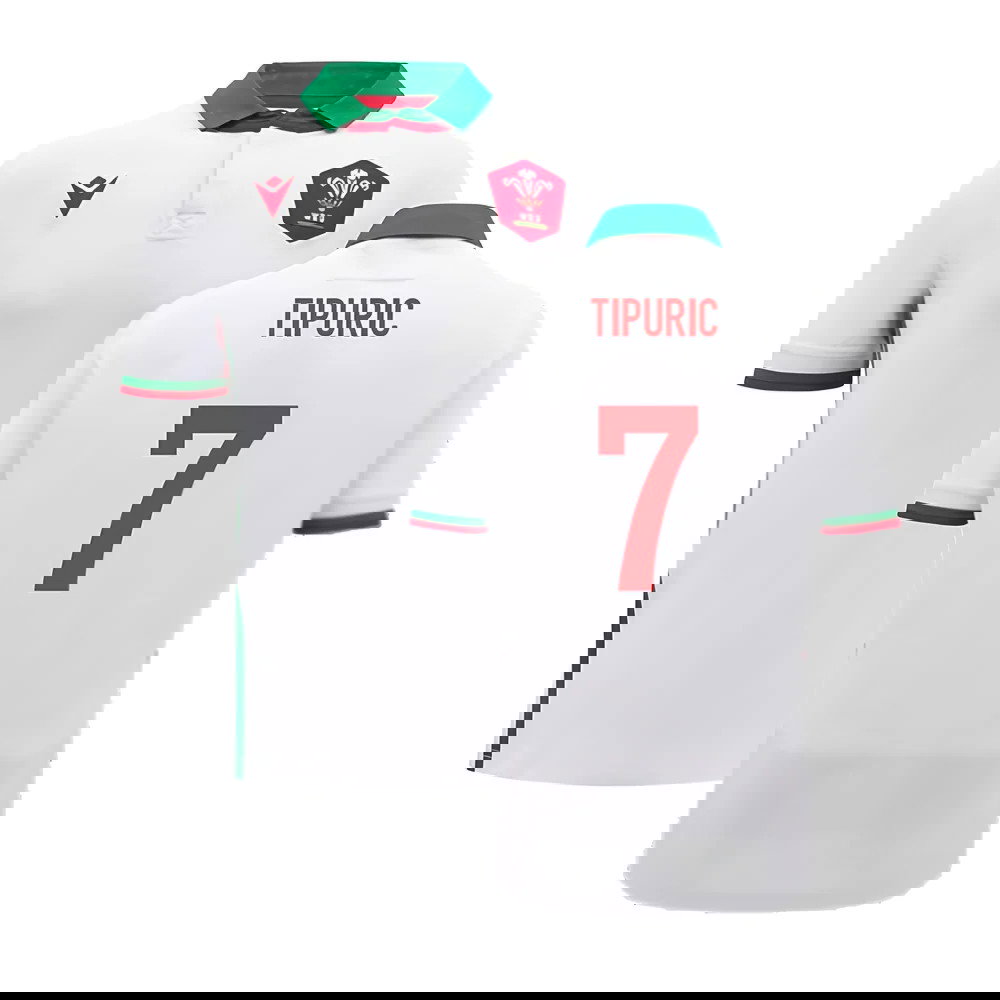 2024-2025 Wales Away Cotton Rugby Shirt (Kids) (Tipuric 7)