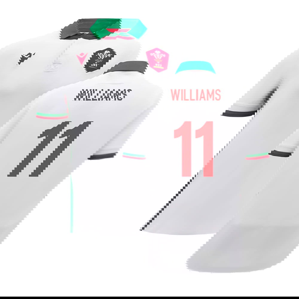 2024-2025 Wales Away Cotton Rugby Shirt (Kids) (Williams 11)