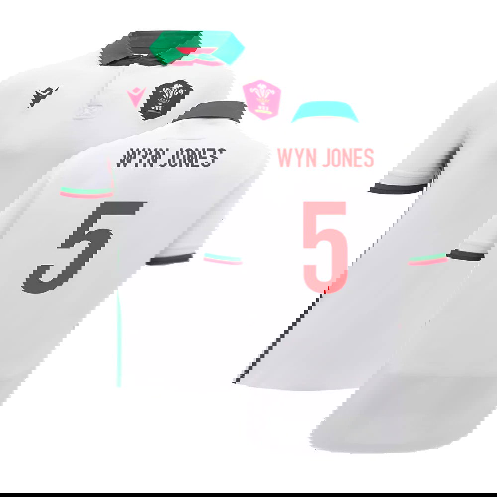 2024-2025 Wales Away Cotton Rugby Shirt (Kids) (Wyn Jones 5)