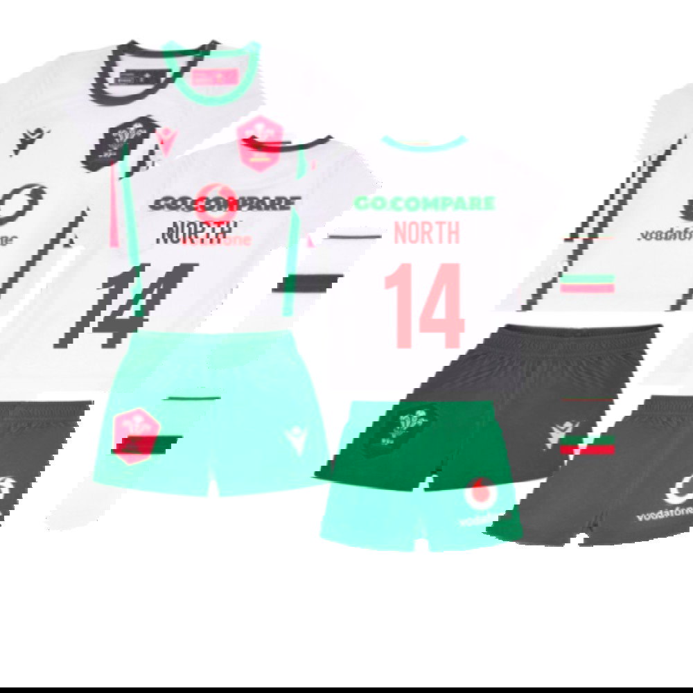 2024-2025 Wales Away Rugby Baby Kit (North 14)