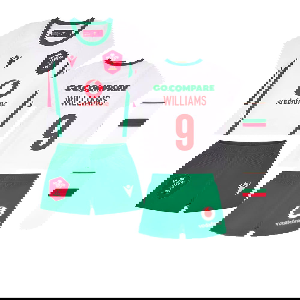2024-2025 Wales Away Rugby Baby Kit (Williams 9)