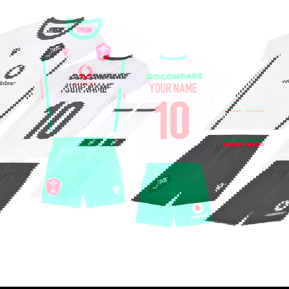 2024-2025 Wales Away Rugby Mini Kit (Your Name)