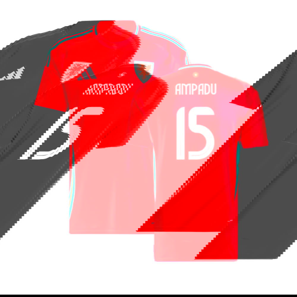 2024-2025 Wales Home Shirt (Ampadu 15)