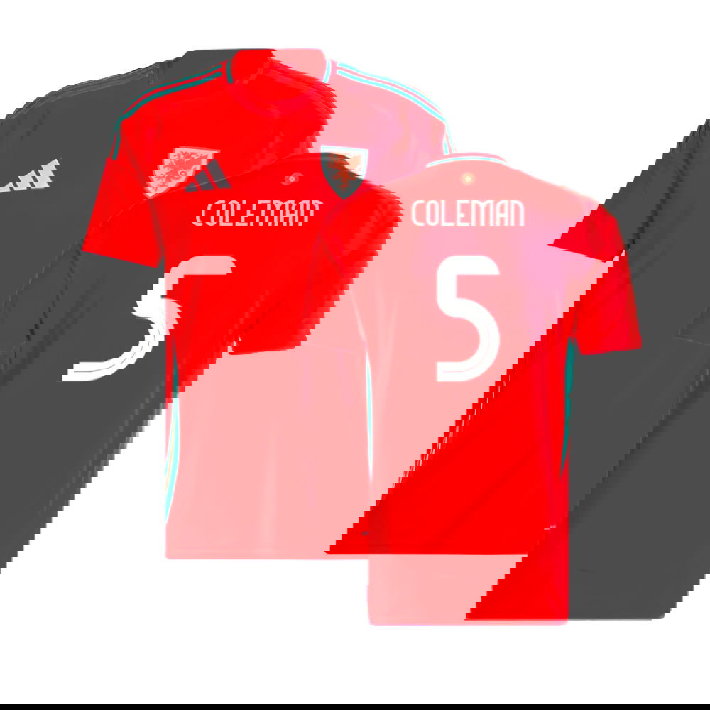 2024-2025 Wales Home Shirt (Coleman 5)