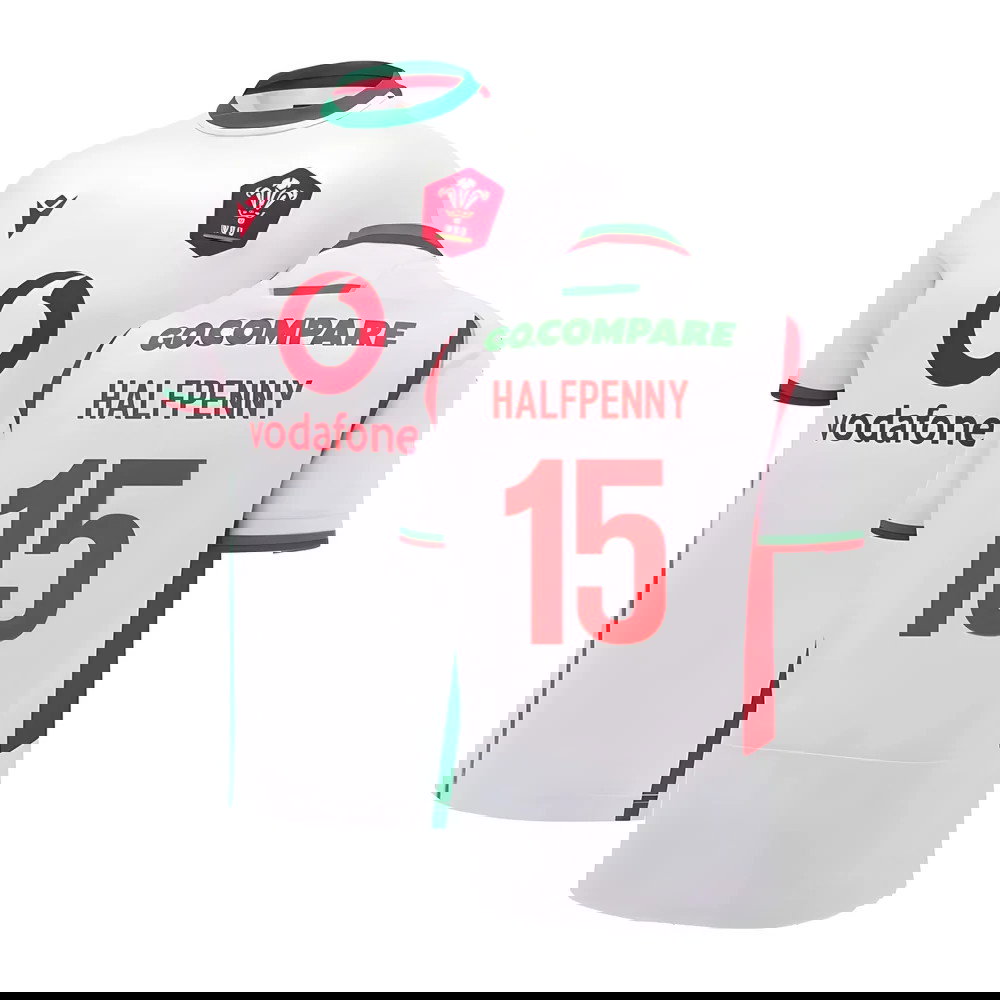 2024-2025 Wales Rugby Away Replica Shirt (Womens) (Halfpenny 15)