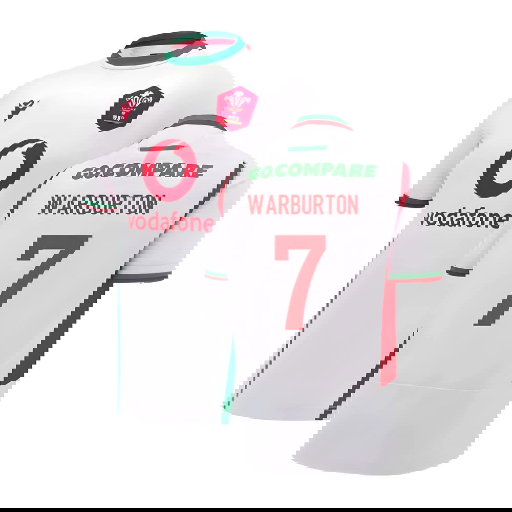 2024-2025 Wales Rugby Away Replica Shirt (Womens) (Warburton 7)