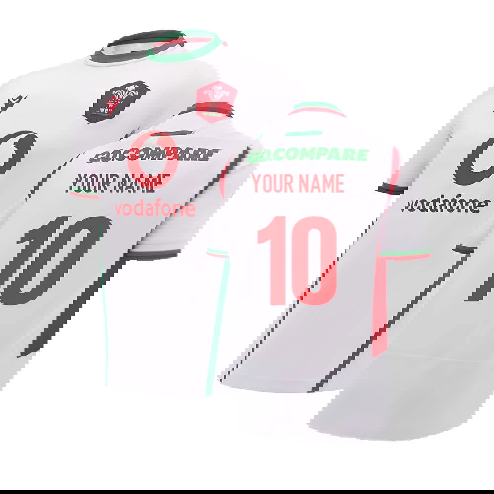 2024-2025 Wales Rugby Away Replica Shirt (Your Name)
