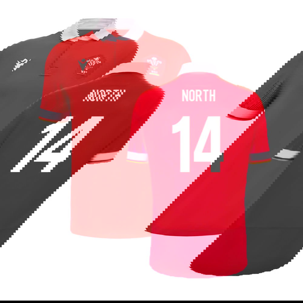 2024-2025 Wales WRU Home Cotton Rugby Shirt (Kids) (North 14)