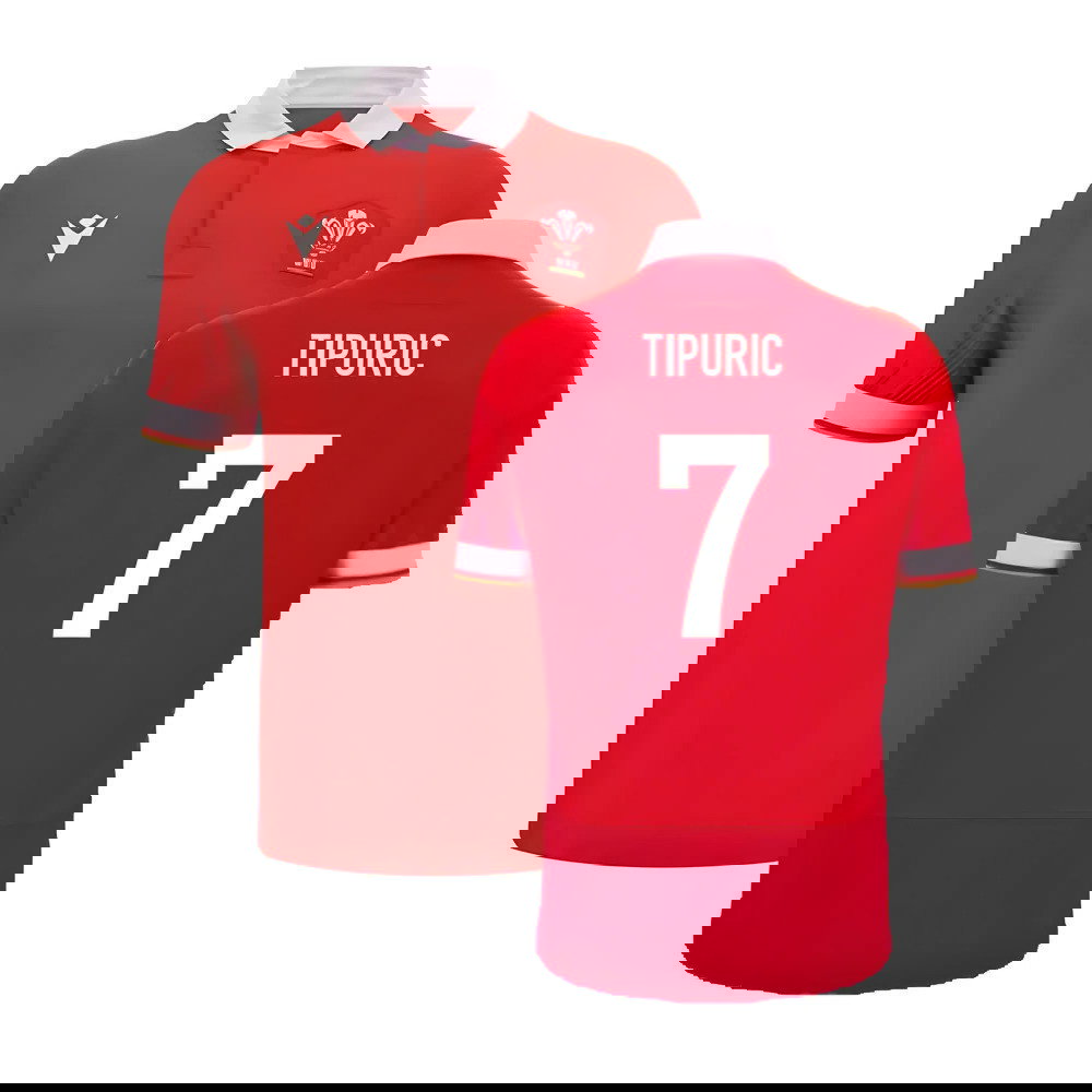 2024-2025 Wales WRU Home Cotton Rugby Shirt (Tipuric 7)