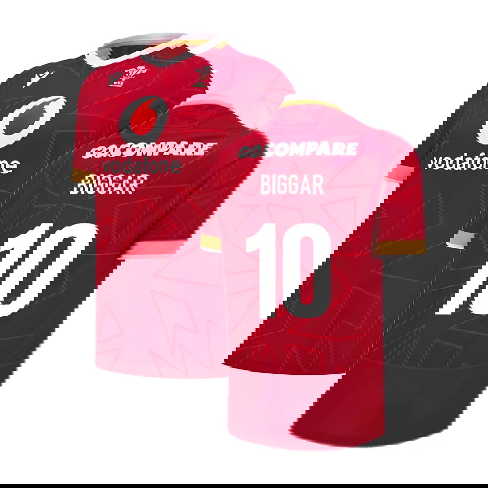 2024-2025 Wales WRU Home Pathway Poly Rugby Shirt (Biggar 10)