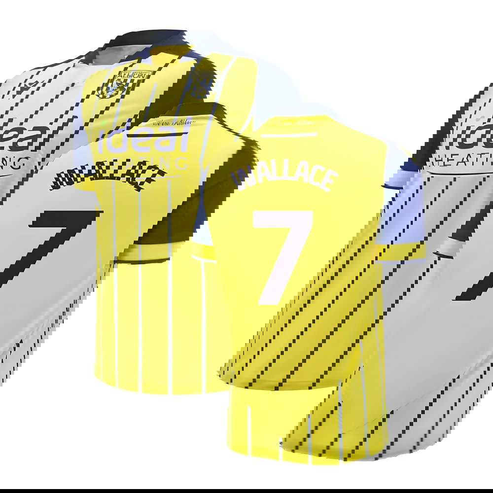 2024-2025 West Brom WBA Albion Away Shirt (Wallace 7)