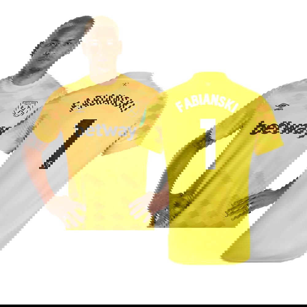 2024-2025 West Ham Goalkeeper Shirt (Yellow) (Fabianski 1)