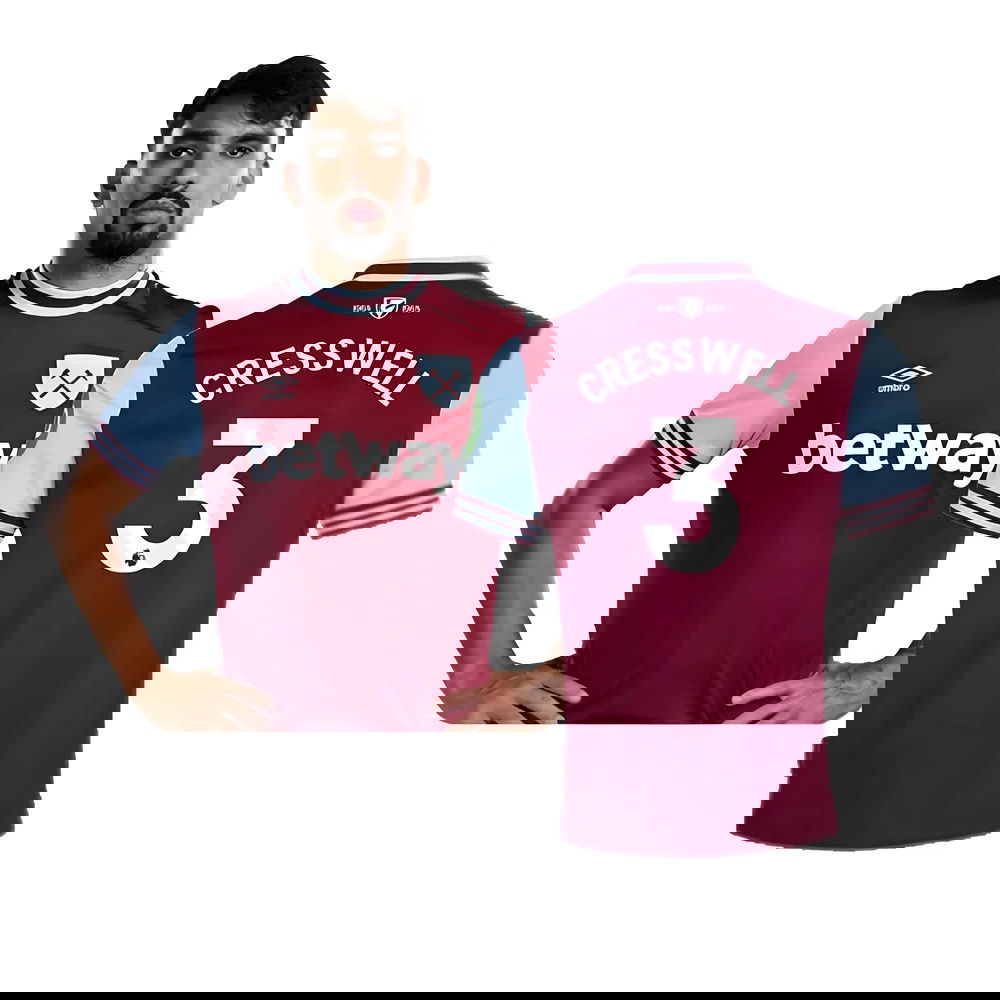 2024-2025 West Ham Home Shirt (Cresswell 3)