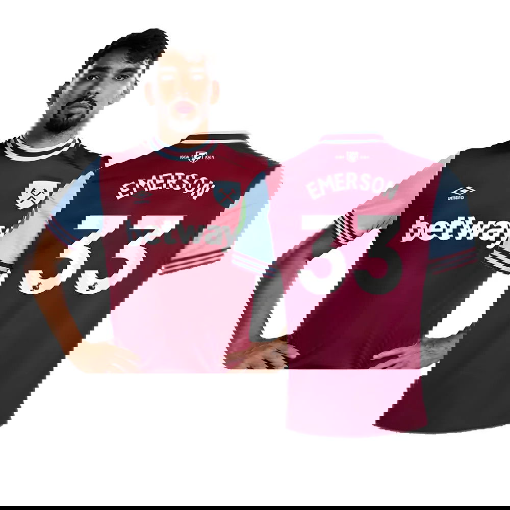 2024-2025 West Ham Home Shirt (Emerson 33)