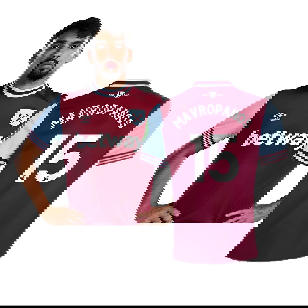 2024-2025 West Ham Home Shirt (Mavropanos 15)