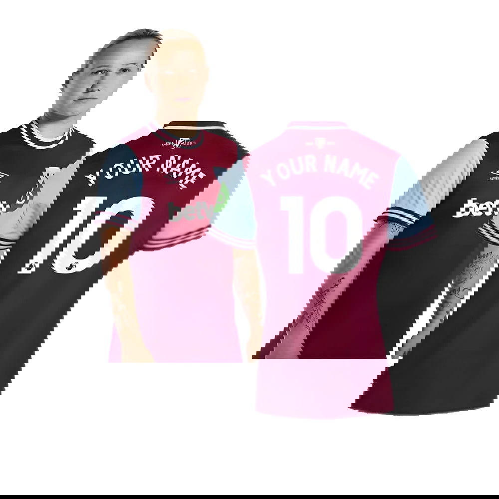 2024-2025 West Ham Home Shirt (Womens) (Your Name)