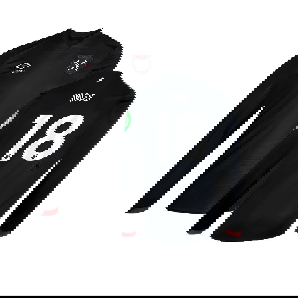 2024-2025 West Ham Long Sleeve Away Shirt (Kids) (Ings 18)