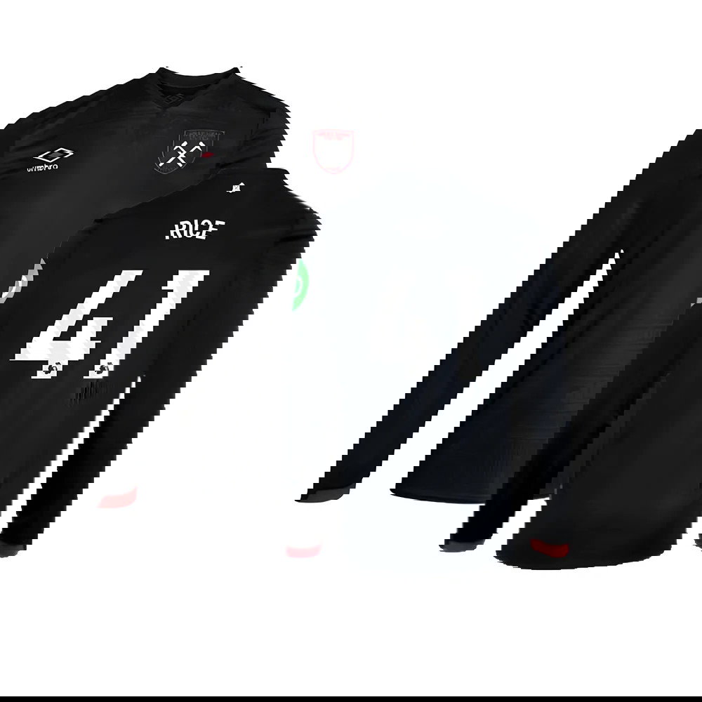 2024-2025 West Ham Long Sleeve Away Shirt (Kids) (Rice 41)