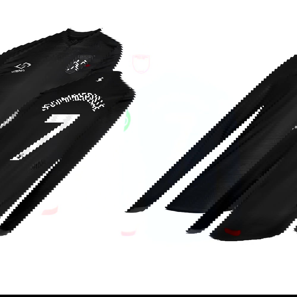 2024-2025 West Ham Long Sleeve Away Shirt (Kids) (Summerville 7)