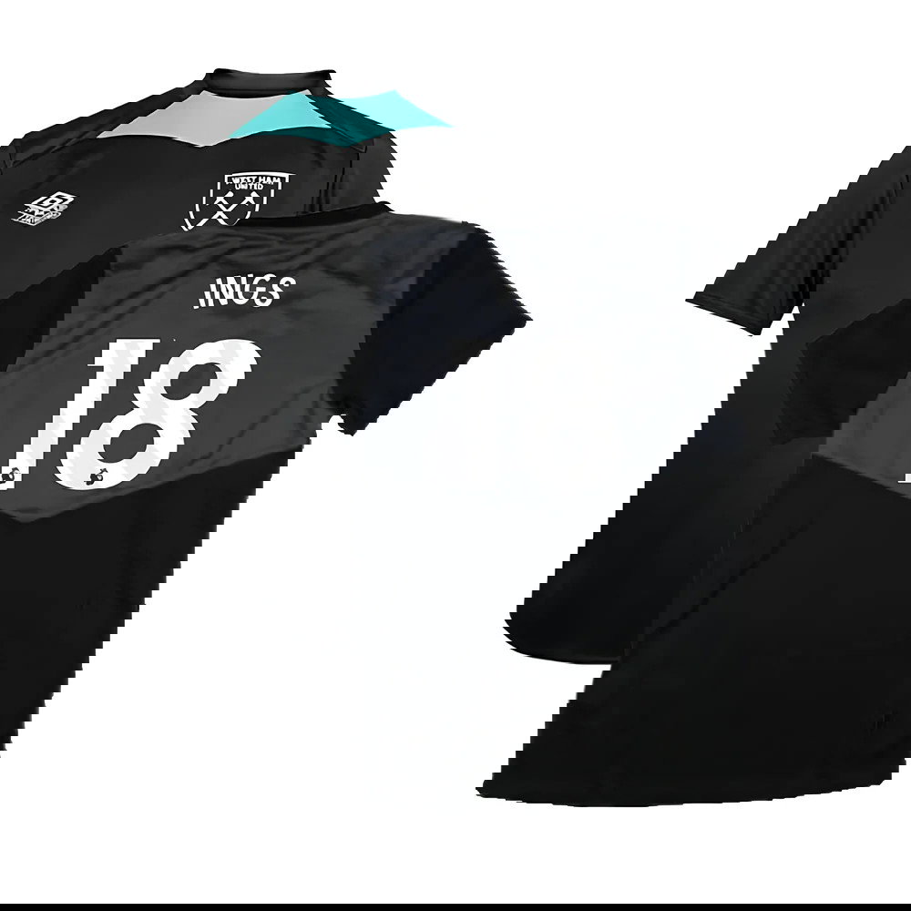 2024-2025 West Ham Training Jersey (Black) - Kids (Ings 18)