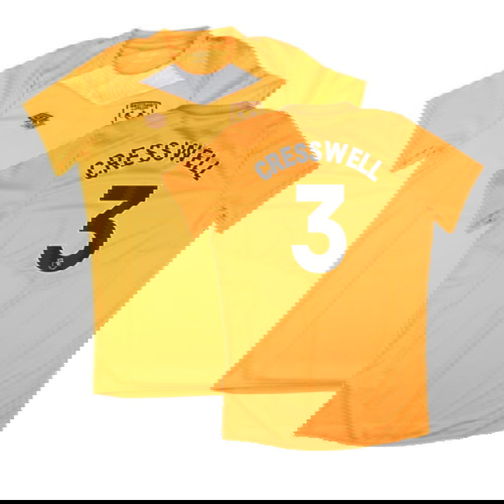 2024-2025 West Ham Training Jersey (Orange) - Kids (Cresswell 3)