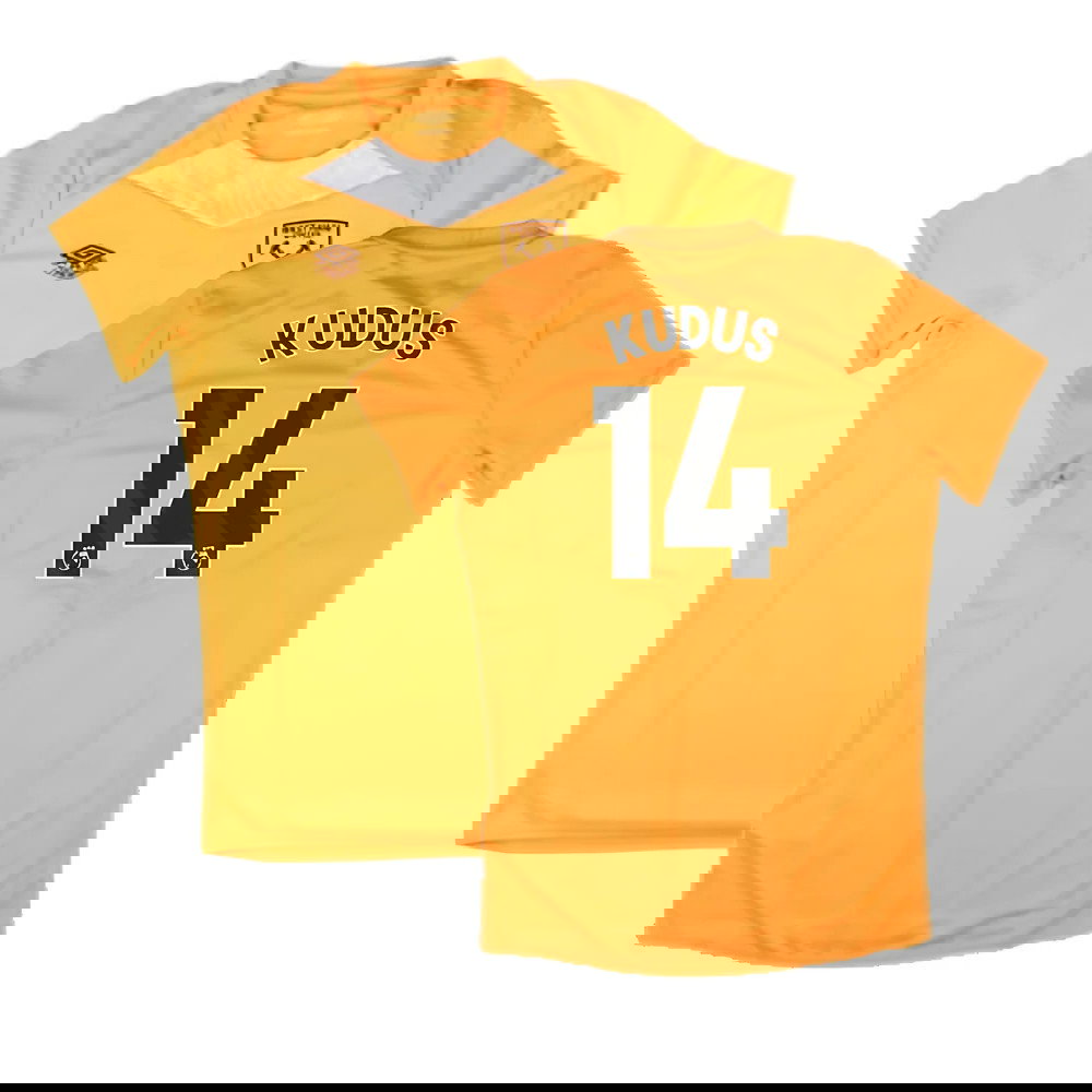 2024-2025 West Ham Training Jersey (Orange) - Kids (Kudus 14)