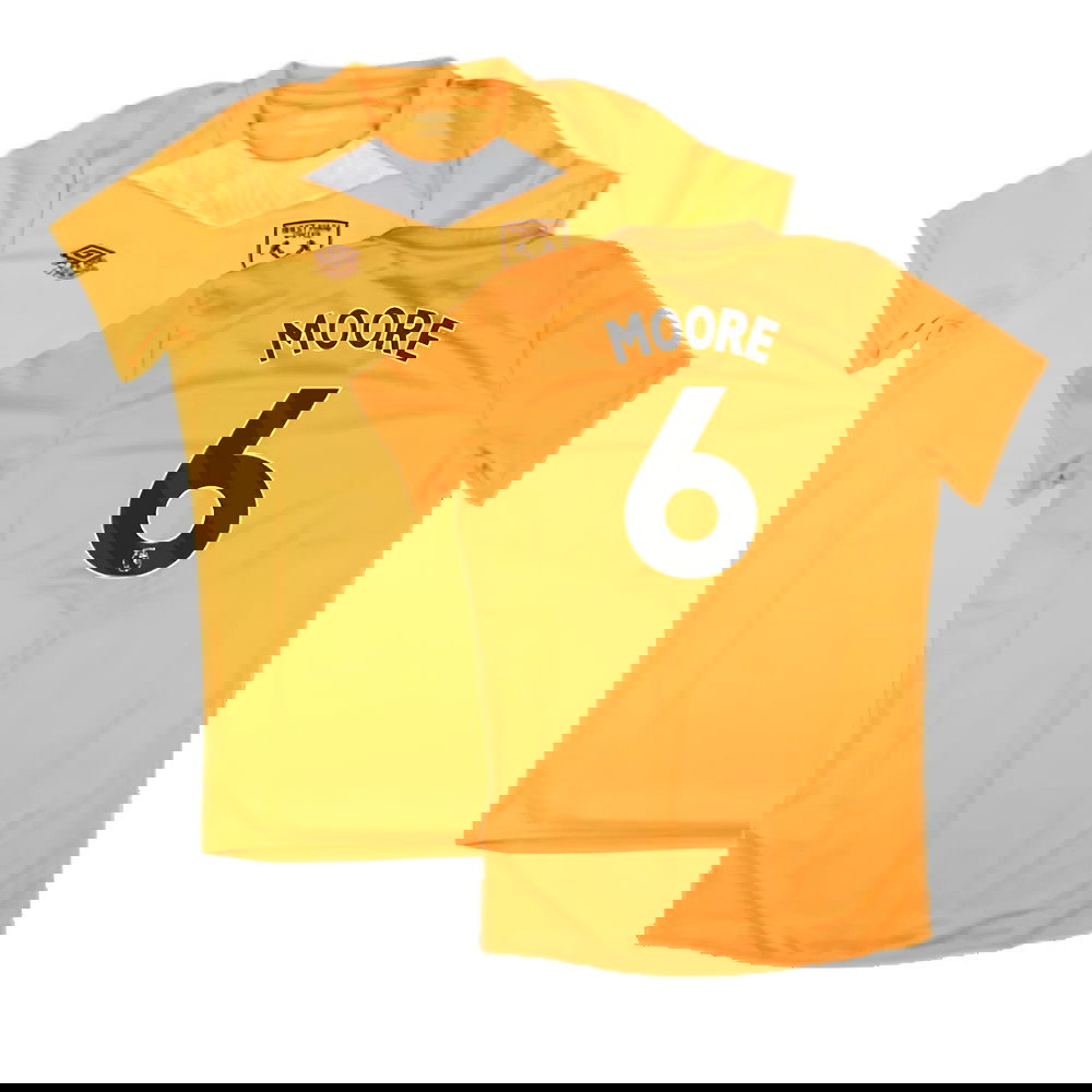 2024-2025 West Ham Training Jersey (Orange) - Kids (Moore 6)