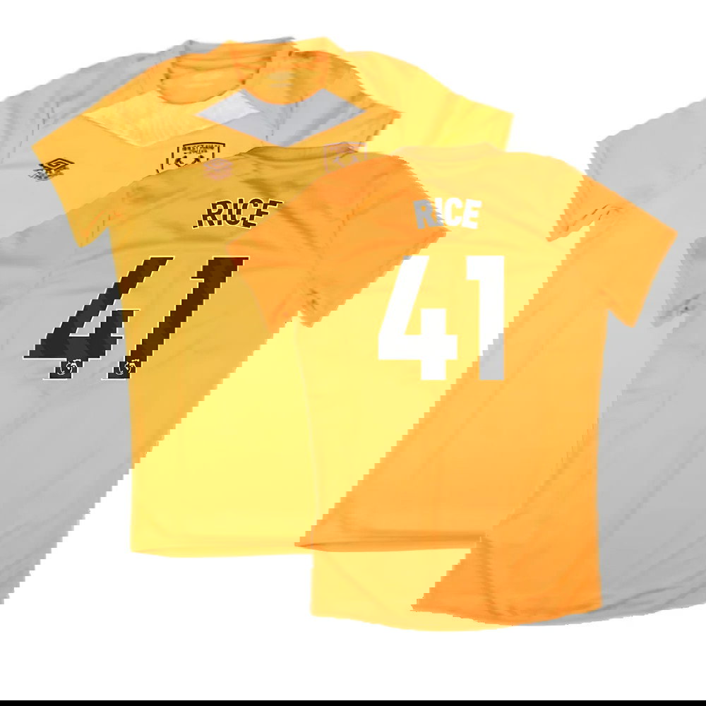 2024-2025 West Ham Training Jersey (Orange) - Kids (Rice 41)