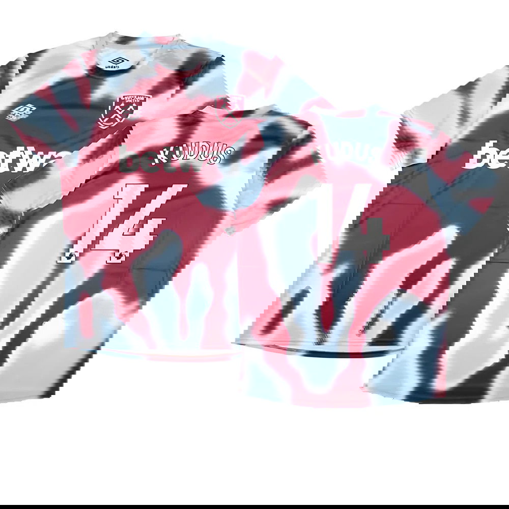 2024-2025 West Ham Warm Up Jersey (New Claret) (Kudus 14)