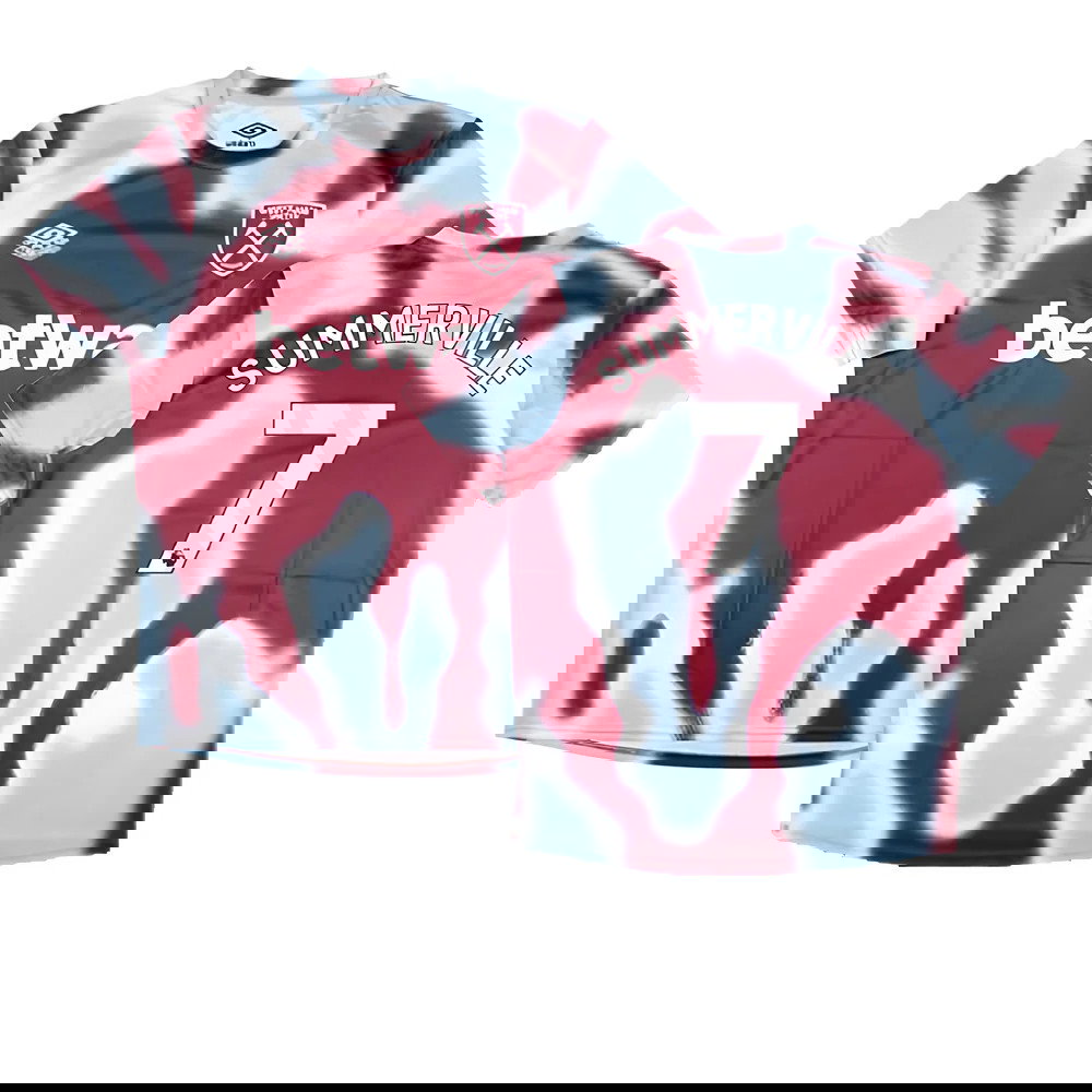 2024-2025 West Ham Warm Up Jersey (New Claret) (Summerville 7)