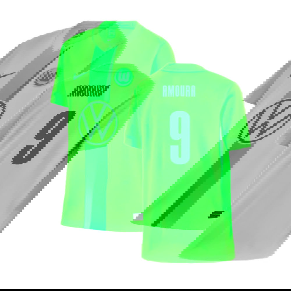2024-2025 Wolfsburg Home Shirt (Kids) (Amoura 9)