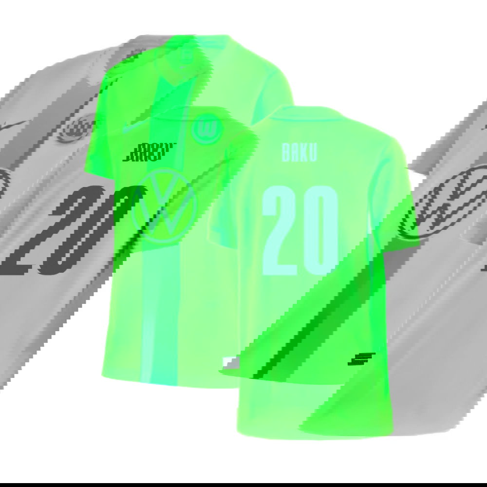 2024-2025 Wolfsburg Home Shirt (Kids) (Baku 20)