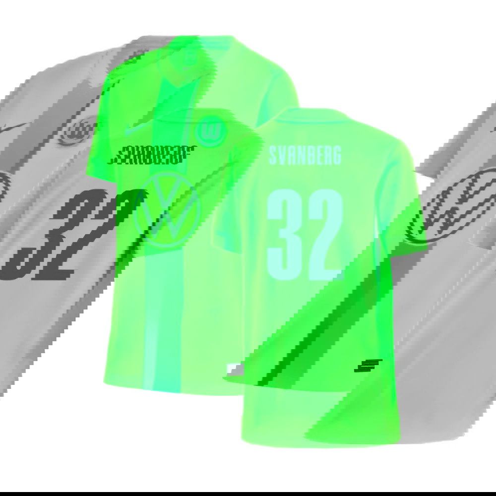2024-2025 Wolfsburg Home Shirt (Kids) (Svanberg 32)