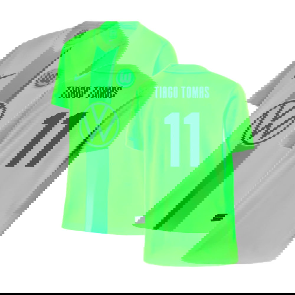 2024-2025 Wolfsburg Home Shirt (Kids) (Tiago Tomas 11)