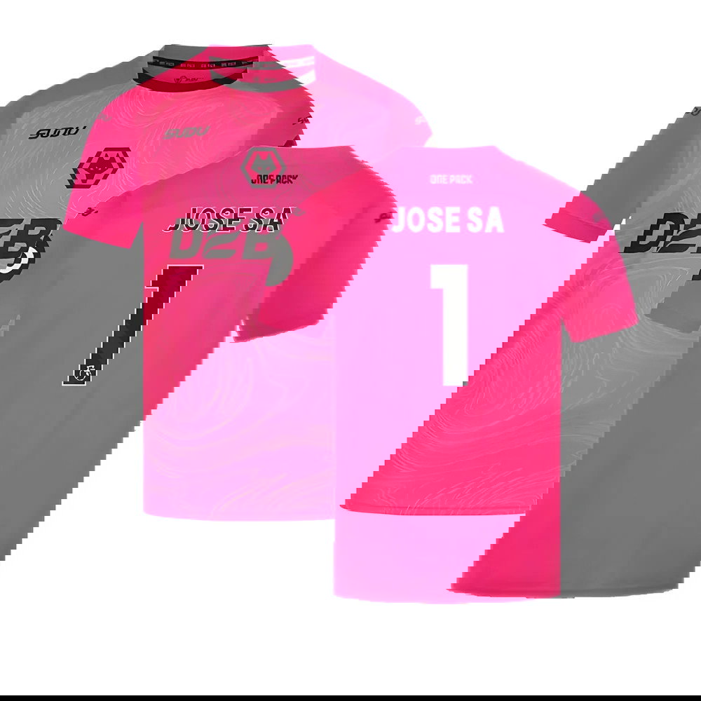2024-2025 Wolves Goalkeeper Shirt (Pink) (Jose Sa 1)